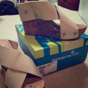 Montego Bay Club Open Toe Wedges